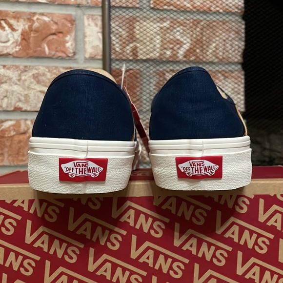 Vans Authentic Sf Retro Stripes Dress Blue - Picture 5 of 11